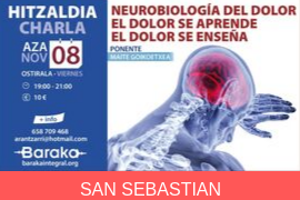 Foto Charla en Neurobiología del dolor Noviembre 2019